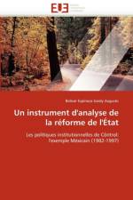 Un Instrument d''analyse de la R forme de l'' tat af Espinoza Gardy Augusto-B