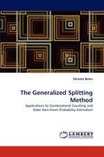 The Generalized Splitting Method af Zdravko Botev