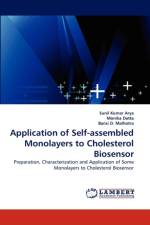 Application of Self-assembled Monolayers to Cholesterol Biosensor af Bansi D Malhotra