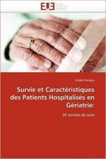 Survie Et Caract ristiques Des Patients Hospitalis s En G riatrie af Frangos-E