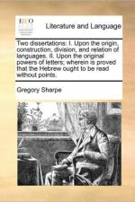 Two Dissertations af Gregory Sharpe