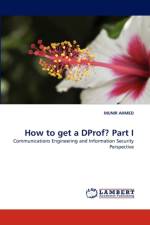 How to get a DProf? Part I af Professor Munir Ahmed