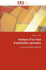 Analyse d''un Test d''aptitudes Spatiales af Caissie-A