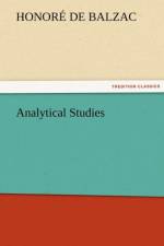 Analytical Studies af Honore de Balzac