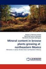 Mineral content in browse plants growing at northeastern Mexico af Humberto Gonzalez Rodriguez