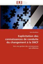 Explicitation Des Connaissances de Conduite Du Changement   La Sncf af Remillieux-A