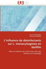 L''influence de desinfectants sur l. monocytogenes en biofilm af Collectif