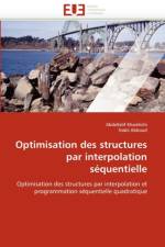 Optimisation des structures par interpolation sequentielle af Collectif