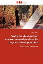 Probl me d'' valuation Environnementale Dans Les Pays En D veloppement af Deffo-V