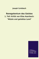 Renegatentum des Geistes af Joseph Carlebach