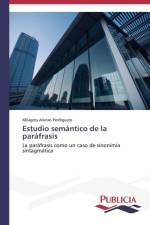Estudio semantico de la parafrasis af Milagros Alonso Perdiguero