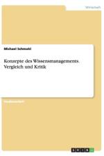 Konzepte des Wissensmanagements. Vergleich und Kritik af Michael Schmohl