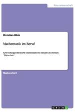 Mathematik im Beruf af Christian Bilek