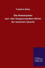 Die Homonymen af Friedrich Weiss