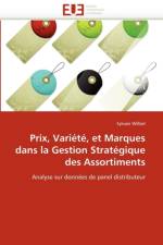 Prix, Vari t , Et Marques Dans La Gestion Strat gique Des Assortiments af Willart-S