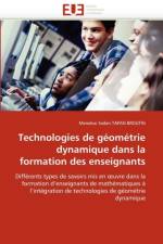 Technologies de G om trie Dynamique Dans La Formation Des Enseignants af Tapan Broutin-M