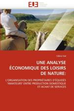 Une Analyse  conomique Des Loisirs de Nature af Vial-C