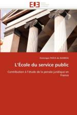 L'' cole Du Service Public af Paiva De Almeida-D