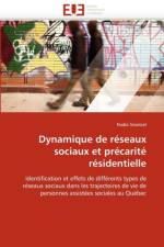 Dynamique de R seaux Sociaux Et Pr carit  R sidentielle af Stoetzel-N