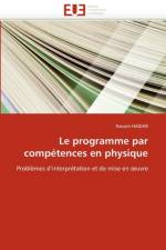 Le Programme Par Comp tences En Physique af Haidar-N