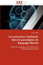 Les Processus Impliqu s Dans Le Paradigme de Balayage Mental af Corbin-L