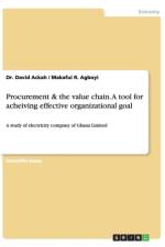 Procurement & the Value Chain af Dr David Ackah