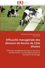 Efficacit  Manag riale Des  leveurs de Bovins de C te d''ivoire af Collectif