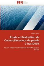 tude Et R alisation de Codeur/D codeur de Parole   Bas D bit af Andre-G