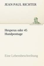 Hesperus Oder 45 Hundposttage