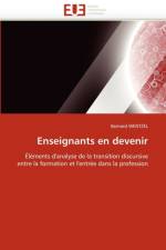 Enseignants En Devenir af Wentzel-B