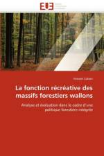 La Fonction R cr ative Des Massifs Forestiers Wallons af Colson-V