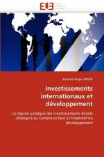 Investissements Internationaux Et D veloppement af Jiogue-B