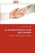 La Location d'Actions Et de Parts Sociales af D Esparron-E