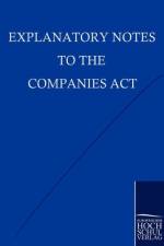 Explanatory Notes to the Companies Act