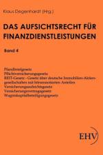 Aufsichtsrecht fur Finanzdienstleistungen