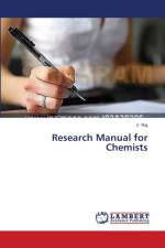 Research Manual for Chemists af V Raj