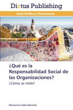 ?Que es la Responsabilidad Social de las Organizaciones? af Montserrat Llobet Abizanda