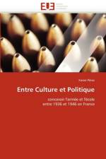 Entre Culture Et Politique af Perez-X