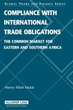 Compliance with International Trade Obligations af Henry Kibet Mutai