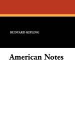 American Notes af Rudyard Kipling