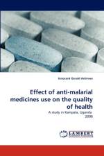 Effect of Anti-Malarial Medicines Use on the Quality of Health af Innocent Gerald Asiimwe