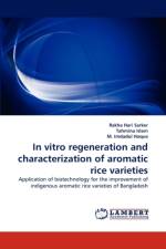 In vitro regeneration and characterization of aromatic rice varieties af M Imdadul Hoque