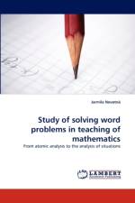 Study of solving word problems in teaching of mathematics af Jarmila Novotna