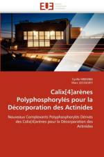 Calix[4]arenes polyphosphoryles pour la decorporation des actinides af Collectif