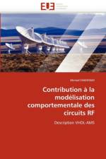 Contribution   La Mod lisation Comportementale Des Circuits RF af Fakhfakh-A