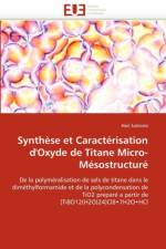Synth se Et Caract risation d''oxyde de Titane Micro-M sostructur af Sutrisno-H