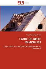 Trait  de droit immobilier af Mevoungou Nsana-R