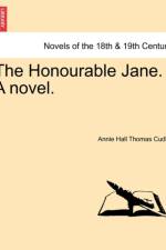 The Honourable Jane. a Novel.