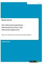 Die Informationskaskade - Informationsverlust oder Informationsgewinn? af Monika Schraft