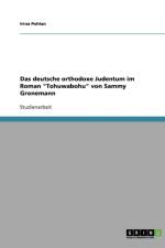 Das deutsche orthodoxe Judentum im Roman Tohuwabohu von Sammy Gronemann af Irina Pohlan